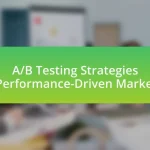 A/B Testing Strategies for Performance-Driven Marketing