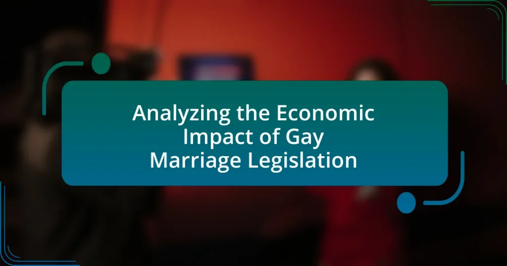 Analyzing the Economic Impact of Gay Marriage Legislation
