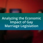 Analyzing the Economic Impact of Gay Marriage Legislation