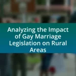 Analyzing the Impact of Gay Marriage Legislation on Rural Areas