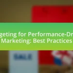 Budgeting for Performance-Driven Marketing: Best Practices