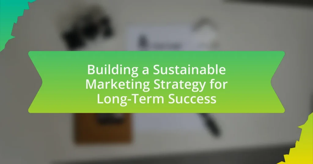 Building a Sustainable Marketing Strategy for Long-Term Success