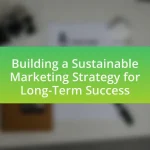 Building a Sustainable Marketing Strategy for Long-Term Success