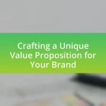 Crafting a Unique Value Proposition for Your Brand