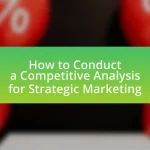 How to Conduct a Competitive Analysis for Strategic Marketing