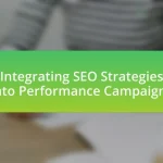 Integrating SEO Strategies into Performance Campaigns