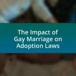 The Impact of Gay Marriage on Adoption Laws