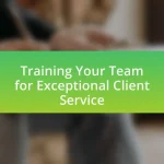 Training Your Team for Exceptional Client Service