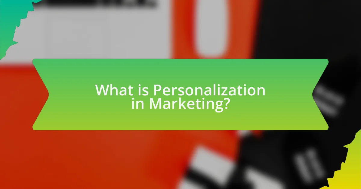 What is Personalization in Marketing?