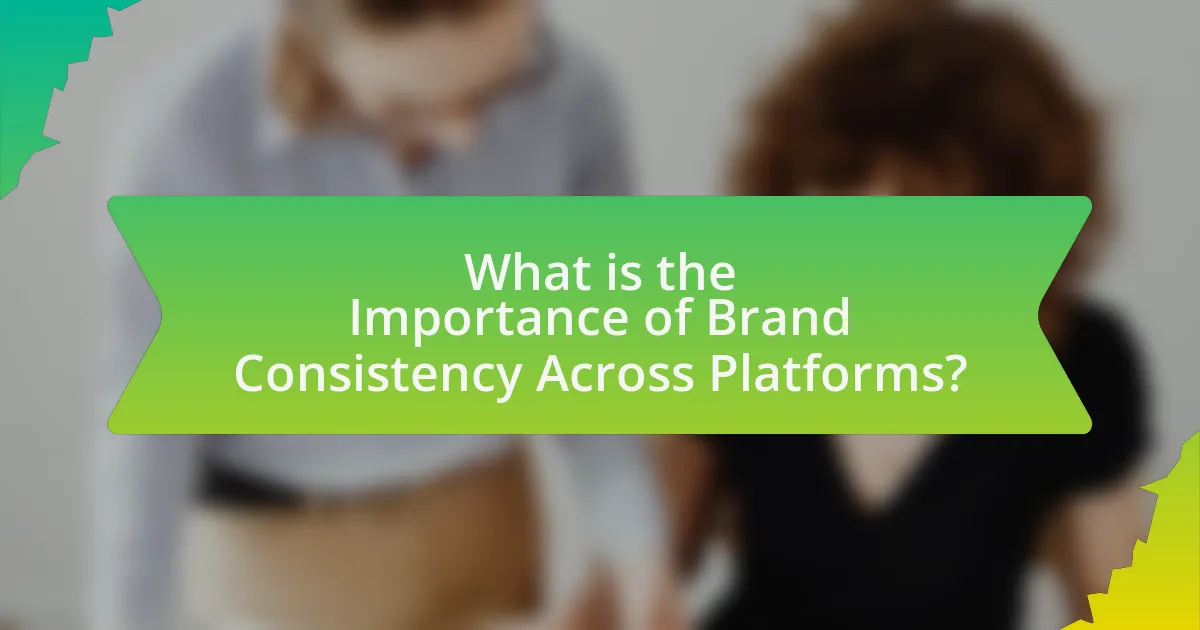 What is the Importance of Brand Consistency Across Platforms?